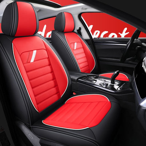 New Trend Sport Style 5 Seater Universal Fit Seat Covers High-quality Wear-resistant and Breathable Leather Compatible Airbags Reliable and Not Slipping