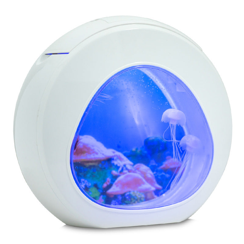 Electronic jellyfish aquarium night light