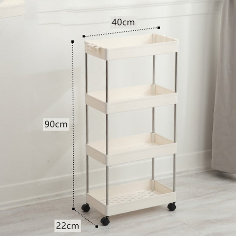 Crevice storage rack floor-standing slit rack