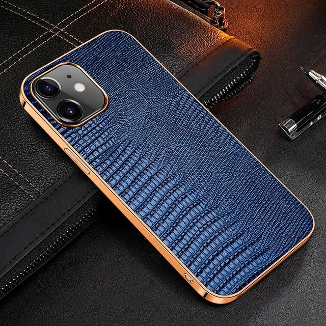 Compatible with Apple , Lizard  Pattern Protective Cover For Mobile Phone Shell