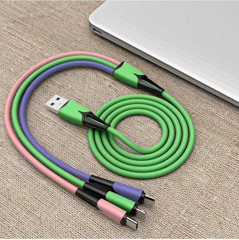 Liquid silicone data cable