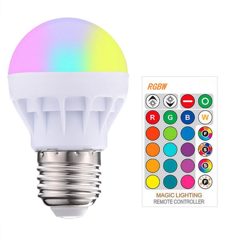Colorful led bulb light rgb 3w bulb full color bulb