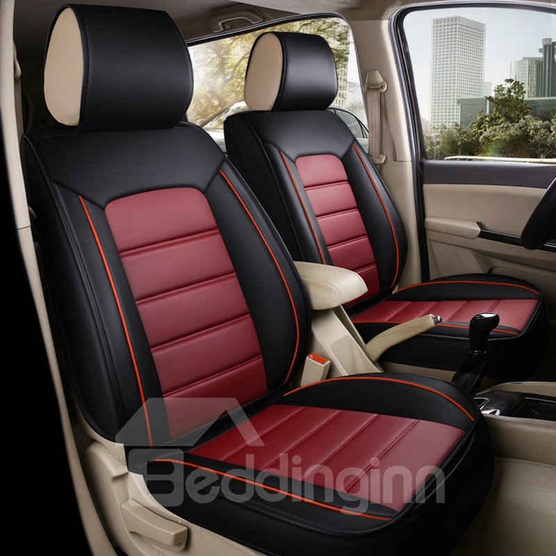 Wear Resistant Durable Leather Full Coverage 1 Front Car Seat Cover Suitable For Most Cars/ 7-Seater Seat Covers Can Be Customized