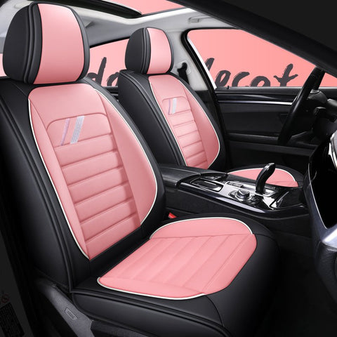 New Trend Sport Style 5 Seater Universal Fit Seat Covers High-quality Wear-resistant and Breathable Leather Compatible Airbags Reliable and Not Slipping