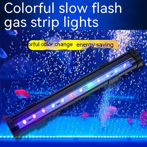 Fish Tank Light Waterproof Aquarium Bubble Light Fish Tank Lighting Aquarium Diving Underwater Lamp