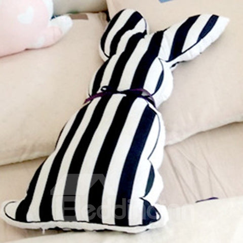 Almohada para bebé de felpa con forma de espalda de conejo