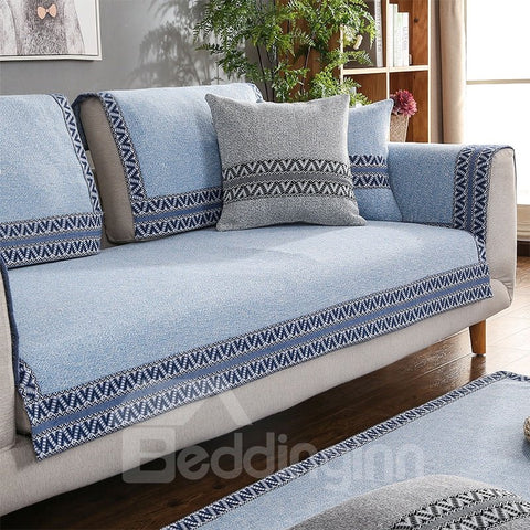 All Seasons Simple Style Anti-Slip Plain Sofa Covers