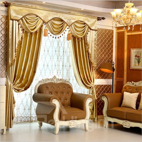 Cortinas opacas doradas para dormitorio, sala de estar, cortinas personalizadas para oscurecer la ventana, sin pelusas, sin decoloración, sin forro