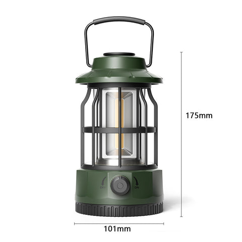 Outdoor Camping Lantern COB Portable Tent Light Retro Barn Lantern