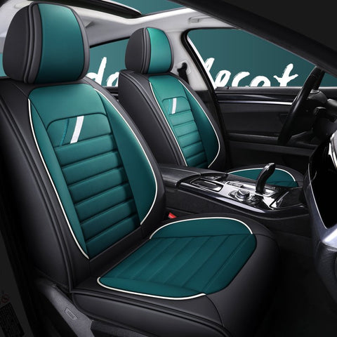 New Trend Sport Style 5 Seater Universal Fit Seat Covers High-quality Wear-resistant and Breathable Leather Compatible Airbags Reliable and Not Slipping