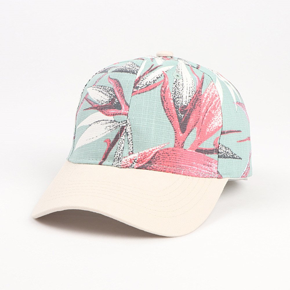 Floral Print Baseball Cap Unisex Fashion Casual Adjustable Hats Summer Sun UV Protection Hip Hop Hat