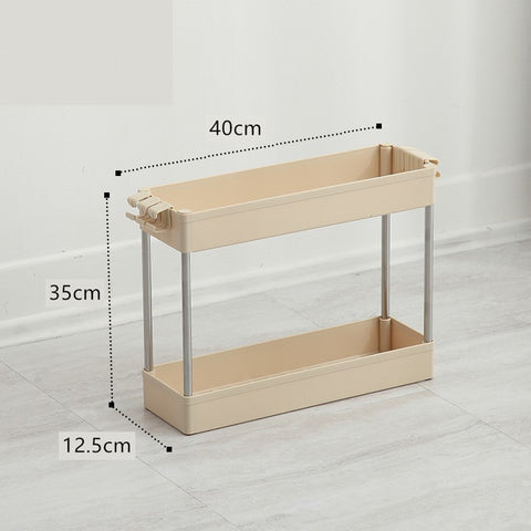 Crevice storage rack floor-standing slit rack