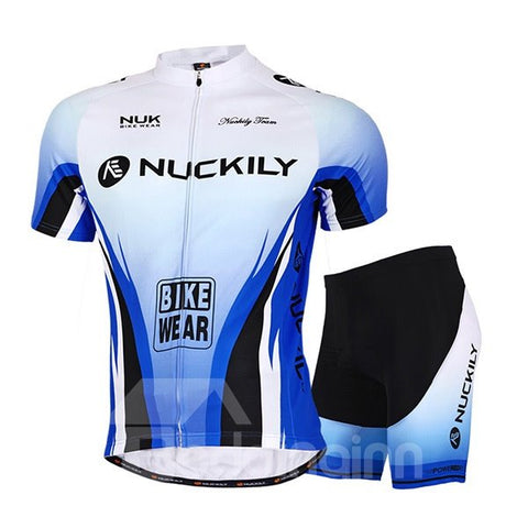 Traje de ciclismo de secado rápido con cremallera completa y transpirable de manga corta para hombre