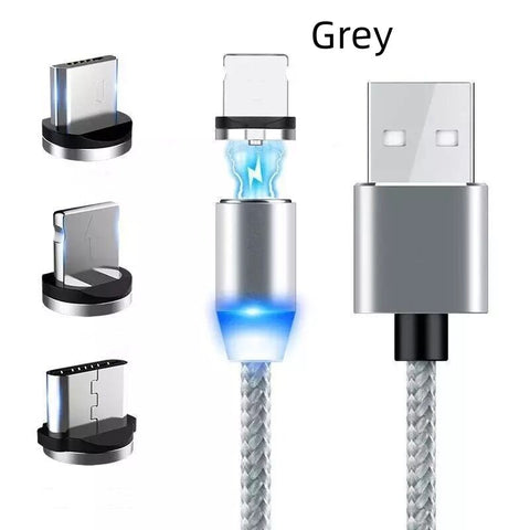 Magnetic Data Cable Three-in-one