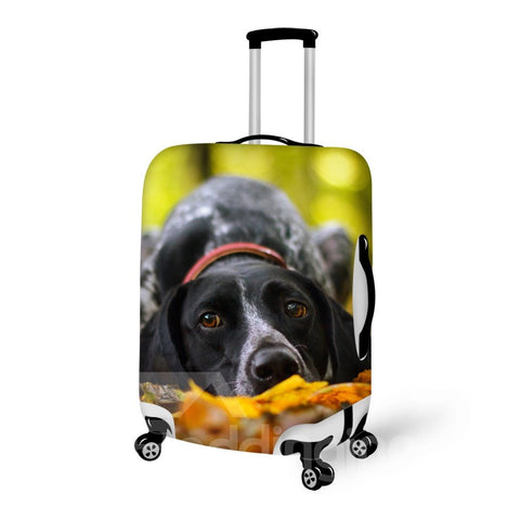 Funda para equipaje pintada en 3D con patrón de perro Glamours