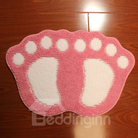 Cute Cartoon Big Foot Area Rug Bedroom Door Floor Mat