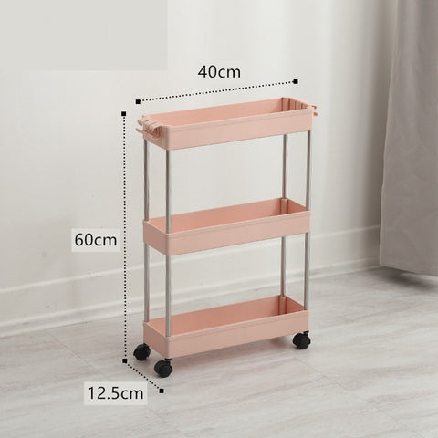 Crevice storage rack floor-standing slit rack