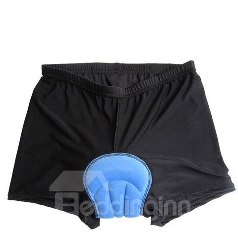 Schwarze Outdoor-Shorts für Herren, gepolsterte Kompressions-Fahrradunterwäsche, Strumpfhosen