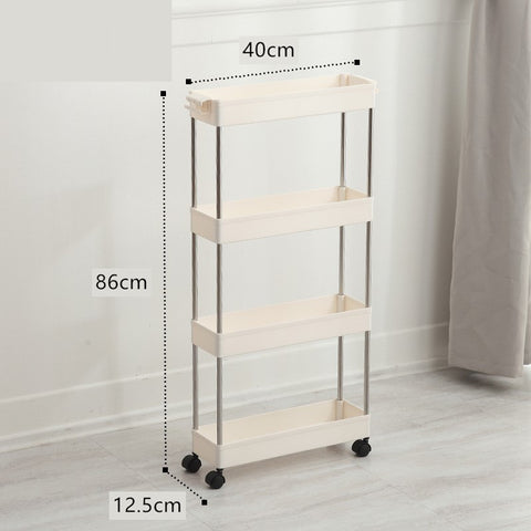 Crevice storage rack floor-standing slit rack