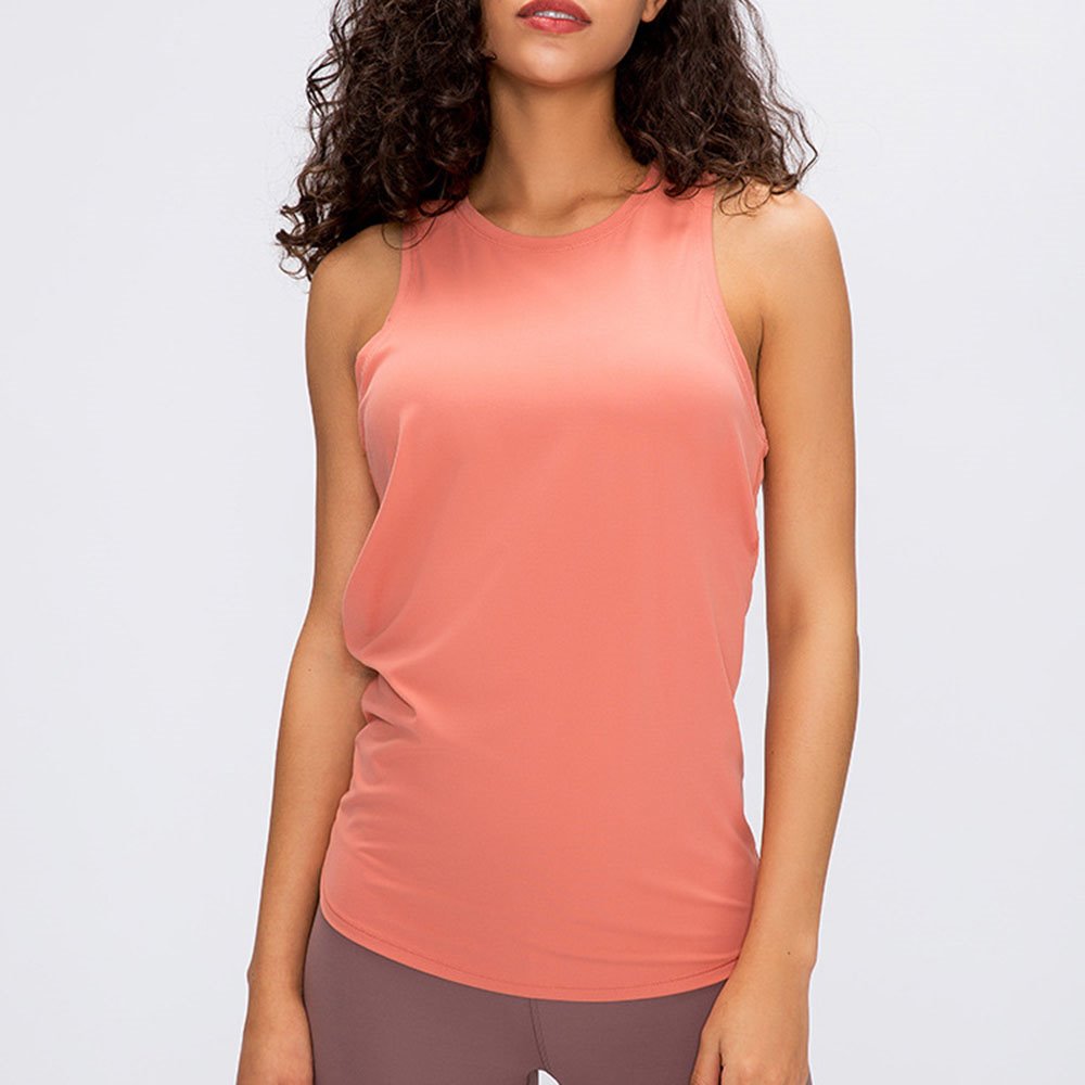 Camisetas sin mangas para mujer con espalda abierta y ajuste holgado, sin espalda, manga corta, para yoga, gimnasio, ejercicio