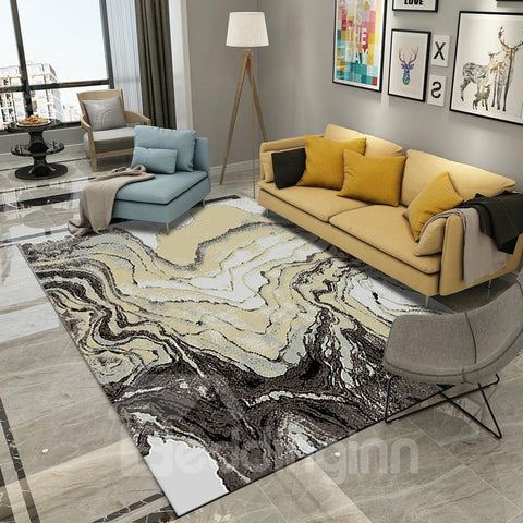 Machine Made Technics Geometric Pattern Modern Style Waterproof Area Rug