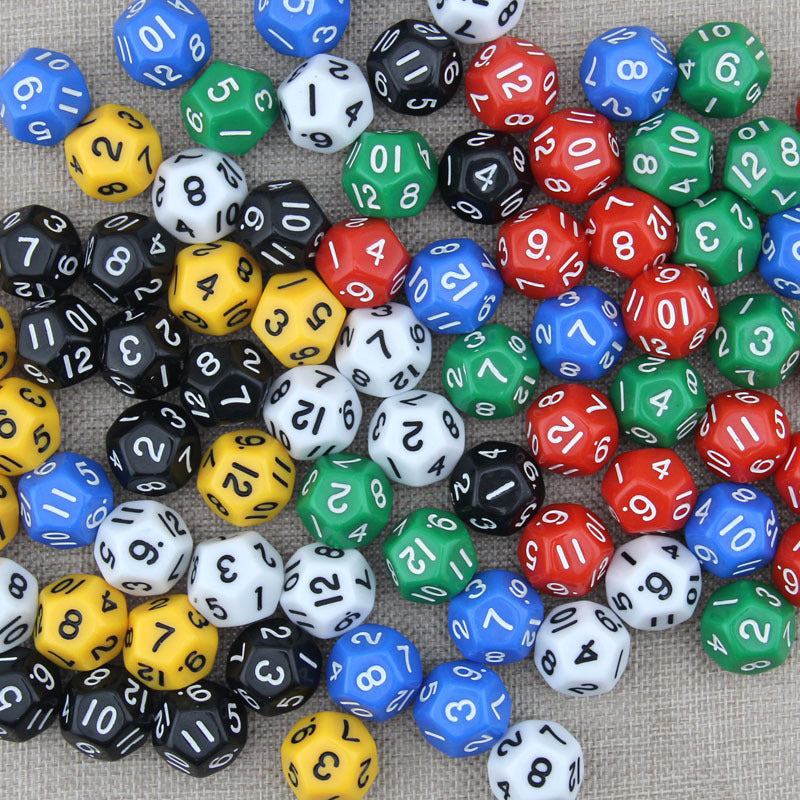 16-sided Multi-sided Dice Number Dice Toy Game Counting Dice