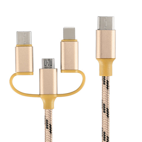 Three-in-one Data Cable