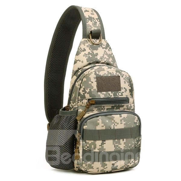 Lightweight Camouflage Shoulder Waterproof Easy-Clean Outdoor Chest Bag Bckpack