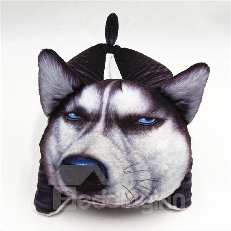 Creative Car Plush Dogs Tissue Boxes