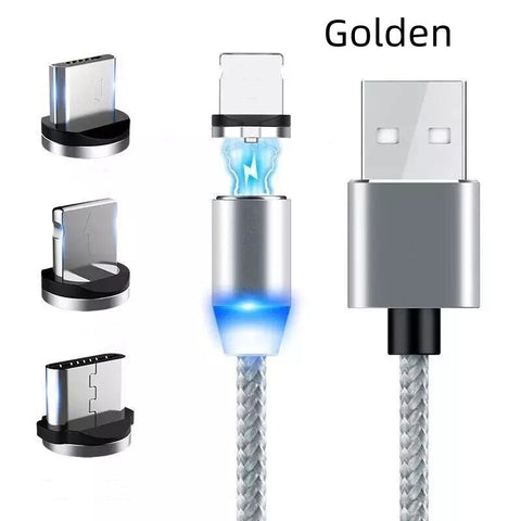 Magnetic Data Cable Three-in-one