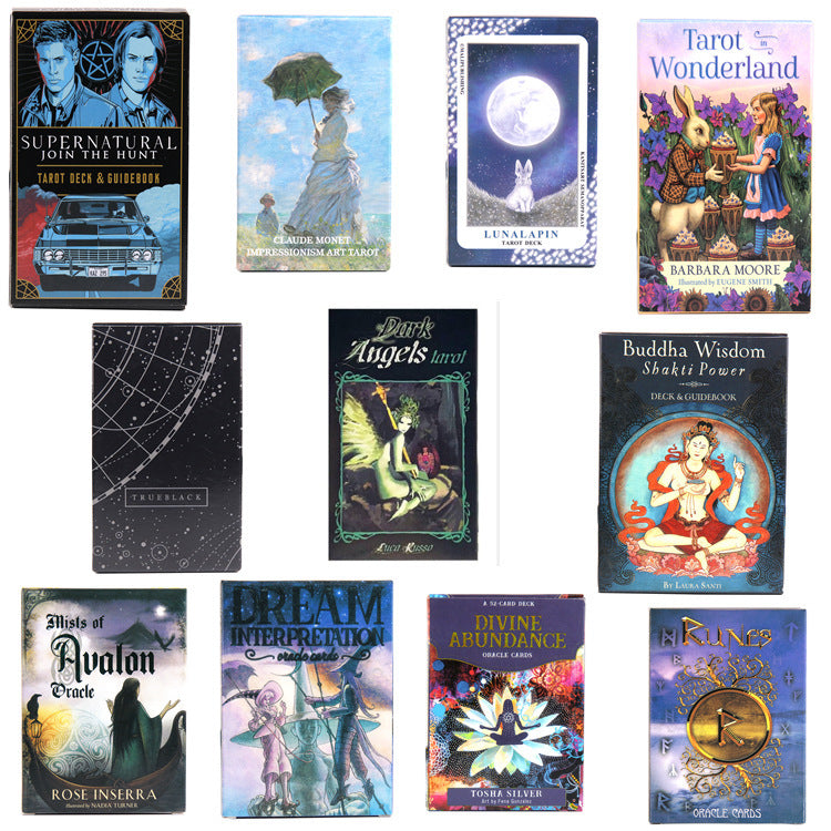 English Tarot Oracle Card Board Games Card