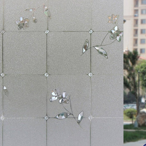 3D Glass Static Sticker No-glue Adiabatic Decorative Privacy Window Film