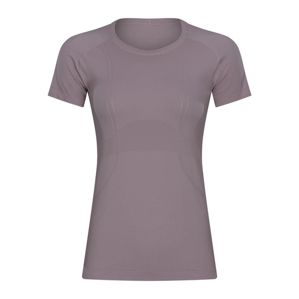 Workout Shirts for Women Dry-Fit Short Sleeve T-Shirts Crew Neck Stretch Yoga Tops Athletic Shirts