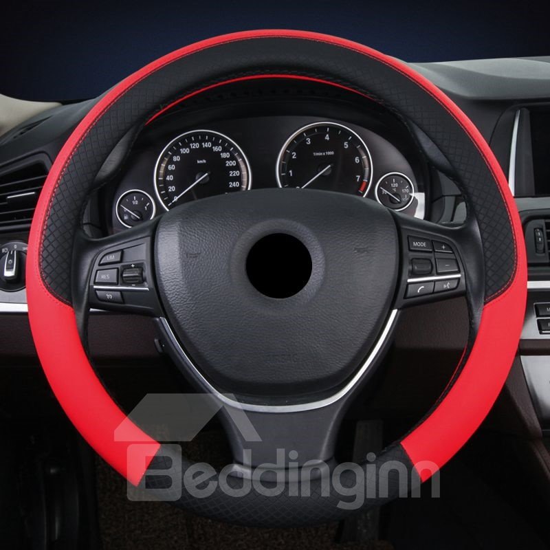Microfiber Leather Permeability Microfiber Leather Cost-Effective Steering Wheel Cover