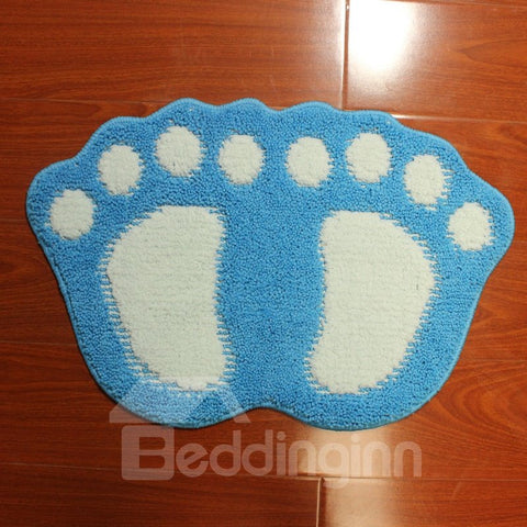 Cute Cartoon Big Foot Area Rug Bedroom Door Floor Mat